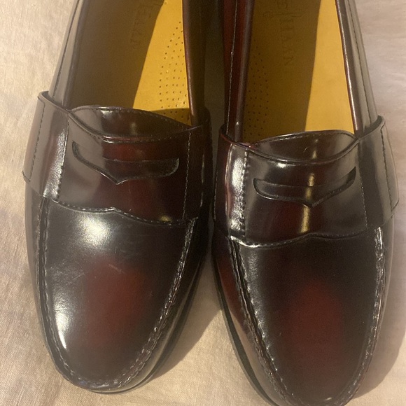 Cole Haan Mens burgundy loafers size 8.5 - Picture 9 of 16